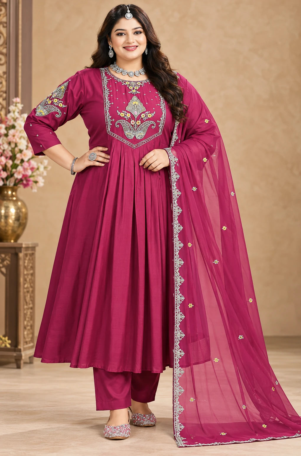 Mulchantheri Aari Work 3pcs - Premium Quality