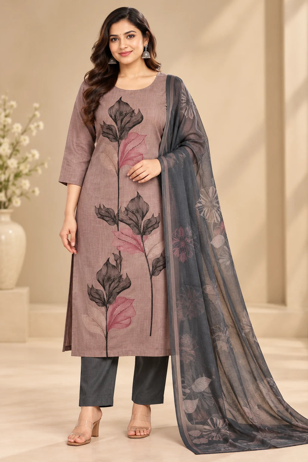 Lygra  Fabric Three-Piece Set