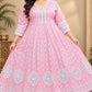 Plus Size Mulmul Cotton Thread Emporidary Full