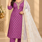 Premium Silk Jackaurd Design 3pcs Set