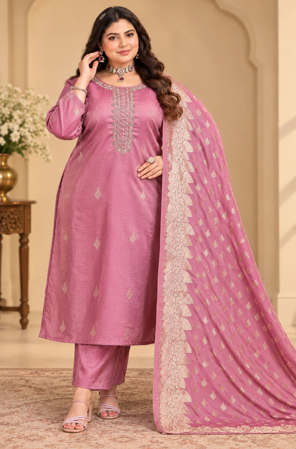 Plus Size Shining Salsa 3pcs Set