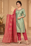 Simmer Salsa 3pcs Set Aari Work