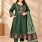 Cotton Anarkali 3pcs Set