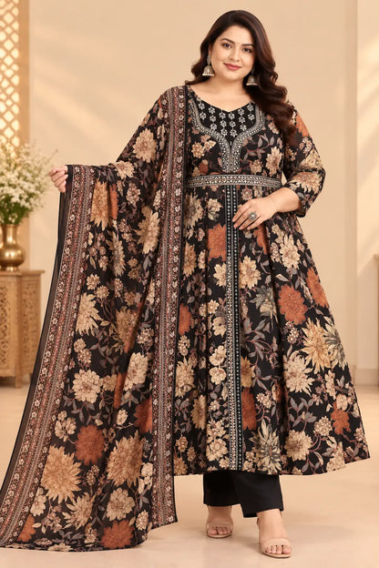 Plus Size Jaipur Cotton 2pcs Set Patch Work
