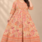 Plus Size Kalamkari Cotton Different Neck Pattern