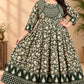 Plus Size Mirror Patch Work Anarkali