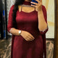 Georget Side Open Tops And Dupatta