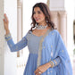 Georgette Gown With Duppata
