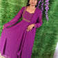 Heart Model Aari Work Anarkali