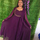 Heart Model Aari Work Anarkali