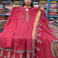 Jaipur Mulmul Cotton Panel Cut Anarkali – 3 Piece Set