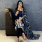 Plus Size Kota Check Slit Kurti with Kalamkari Dupatta