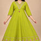 Jaipur Cotton Pannel Cut Anarkali Small Size