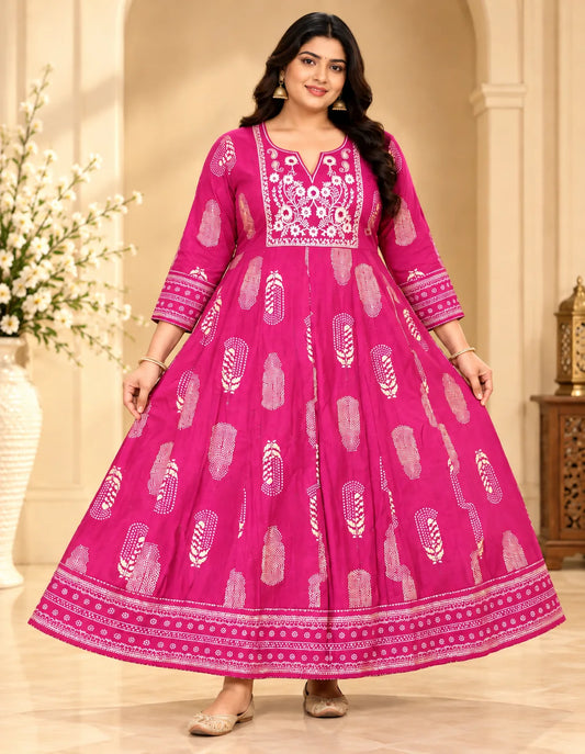 Plus Size Flower Patch Umberlla