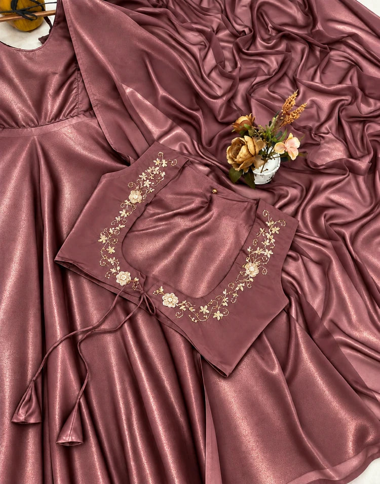 Plus Size Rangoli Silk 3-in-1 Model