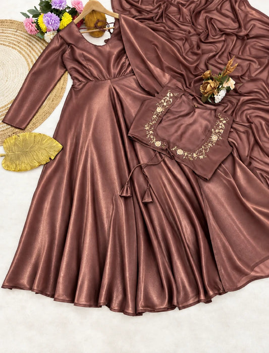 Plus Size Rangoli Silk 3-in-1 Model