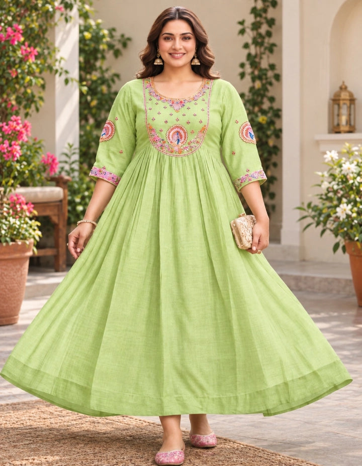Plus Size Mulchantheri Patch Work