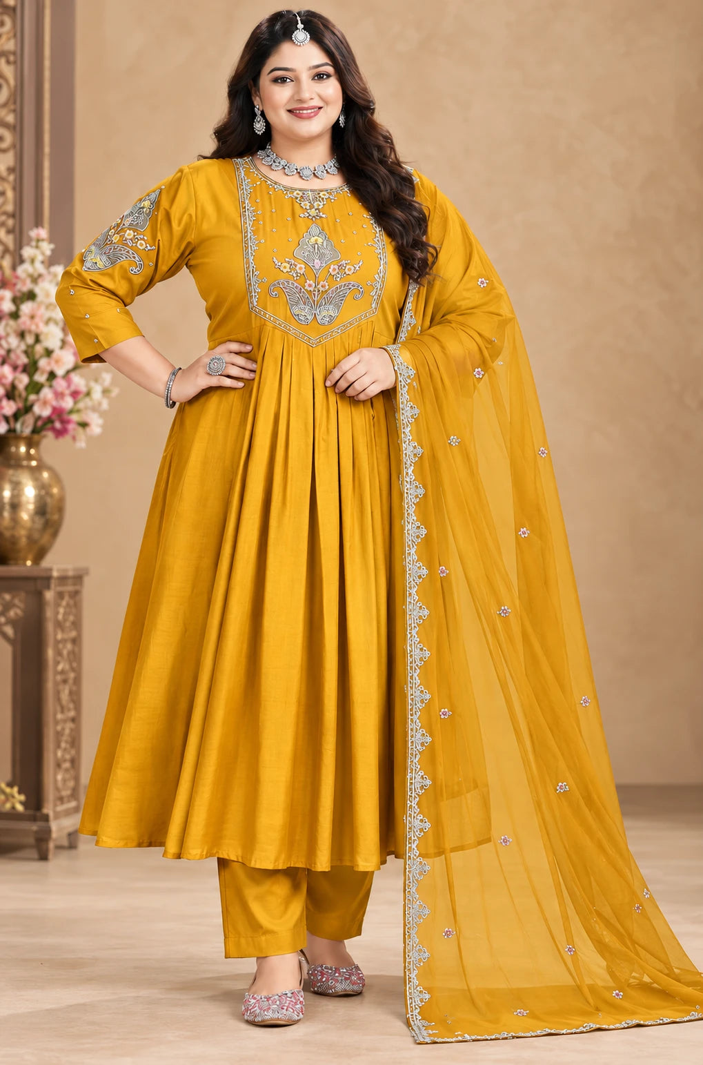 Mulchantheri Aari Work 3pcs - Premium Quality