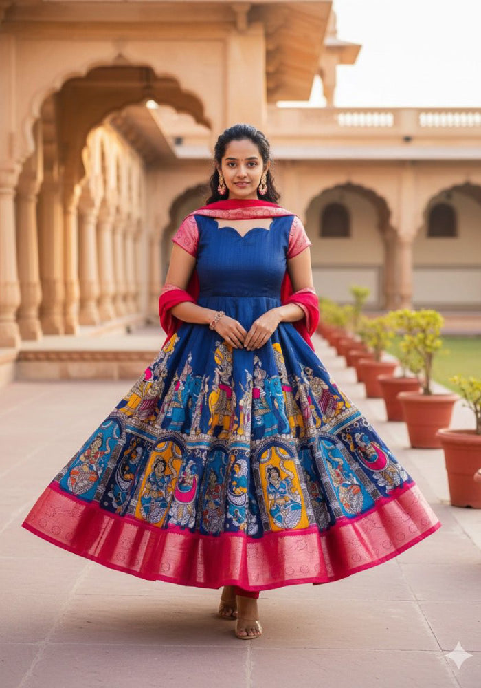 Dola Silk Gown