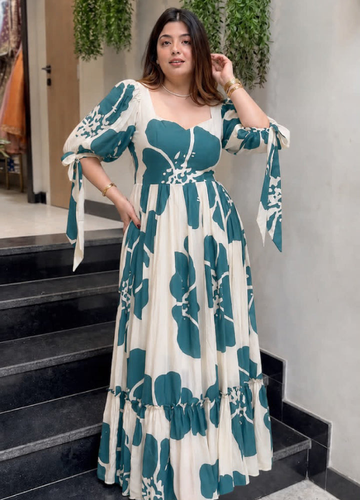 Rayon Digital Print - Ramar Green