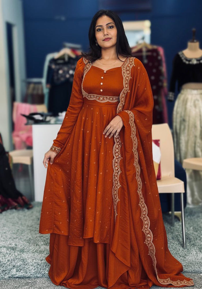 Embroidered Gown