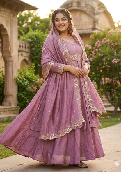 Embroidered Gown