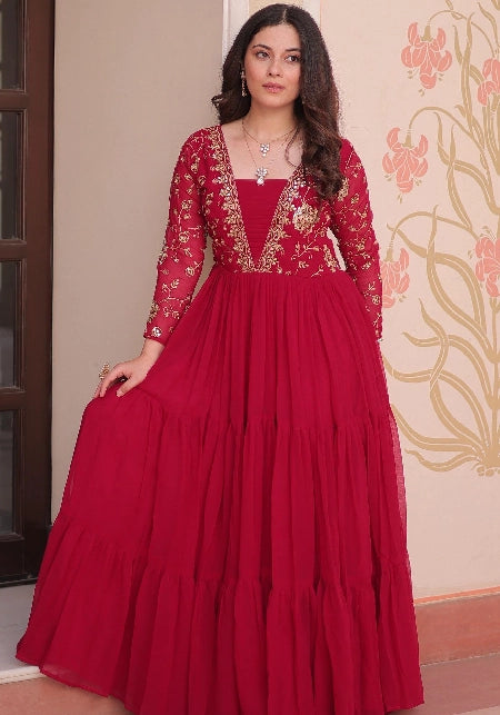 Embroidered Gown