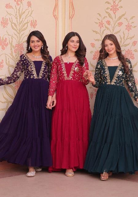 Embroidered Gown