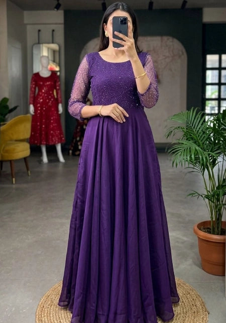 Georgette gown