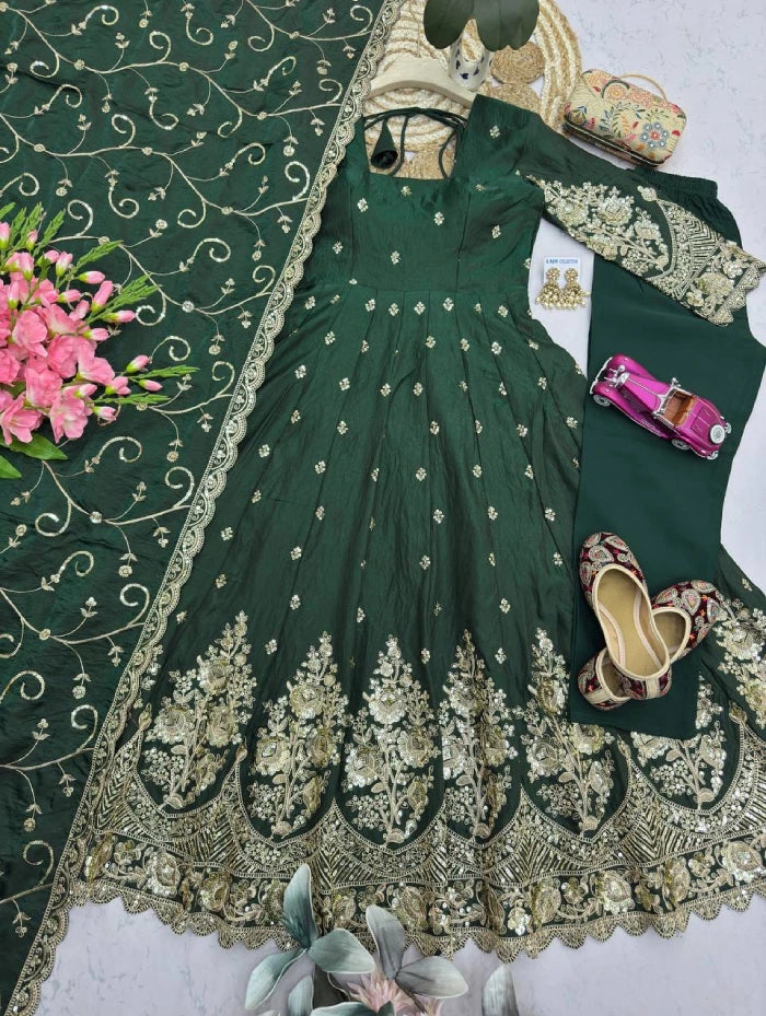 Jelly Simmer Silk Sequence Work 3pcs Set