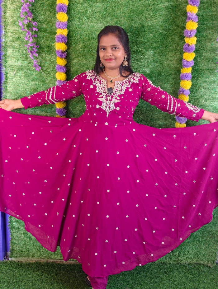 Heavy Work Party Wear 3pcs Set