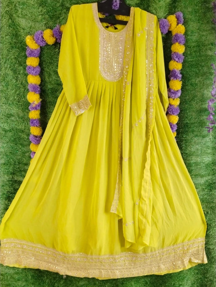 Georgette Party Wear 2pcs Set