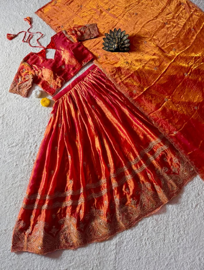 Swarna Half Saree 3 pcs Ready Made