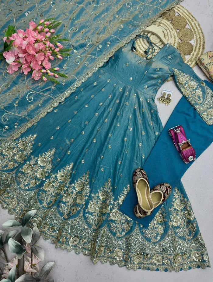 Jelly Simmer Silk Sequence Work 3pcs Set