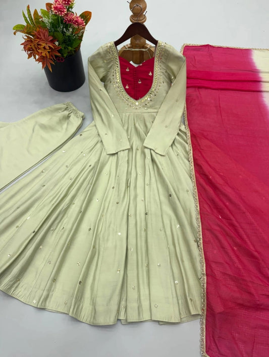 Plus Size Kajal Roman Silk Dual shadow 3pcs Set
