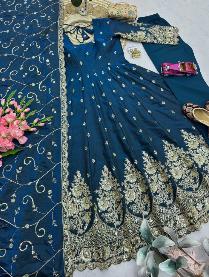 Jelly Simmer Silk Sequence Work 3pcs Set