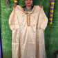 Plus Size Gold Dissur Anarkali
