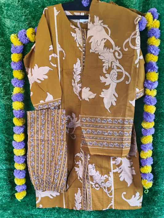 Dhabu Cotton 3pcs Set