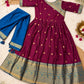Spun Silk Jacard Design 2pcs Set