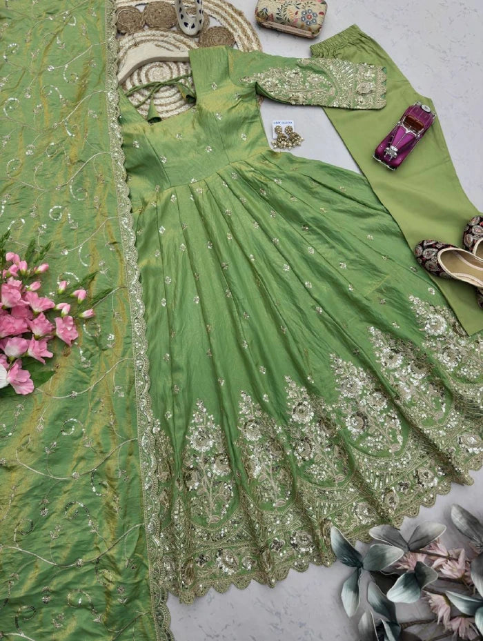 Jelly Simmer Silk Sequence Work 3pcs Set