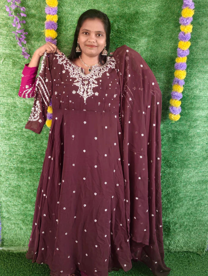 Heavy Work Party Wear 3pcs Set
