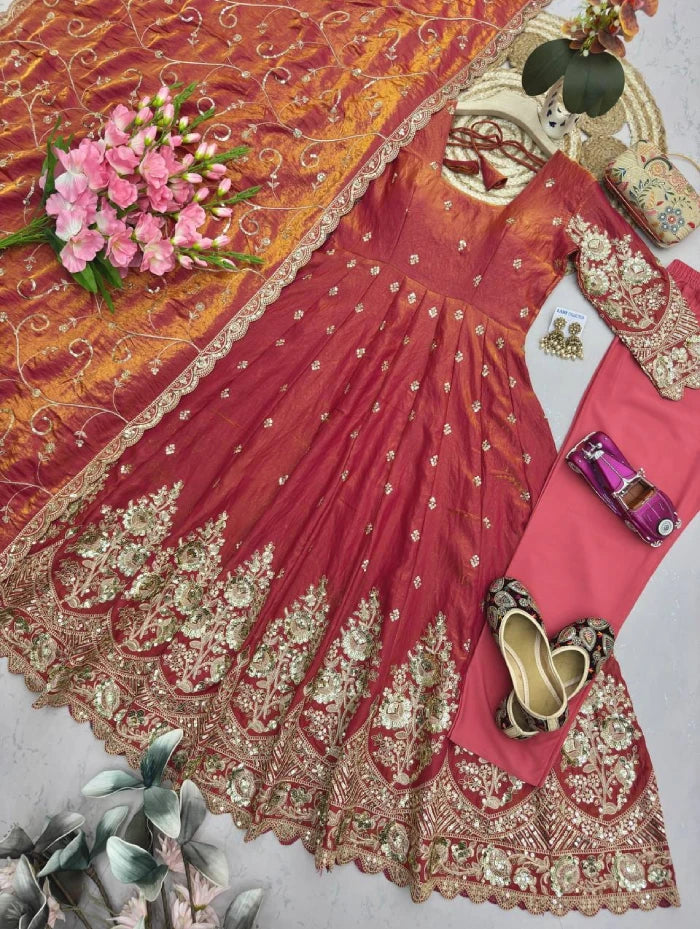 Jelly Simmer Silk Sequence Work 3pcs Set