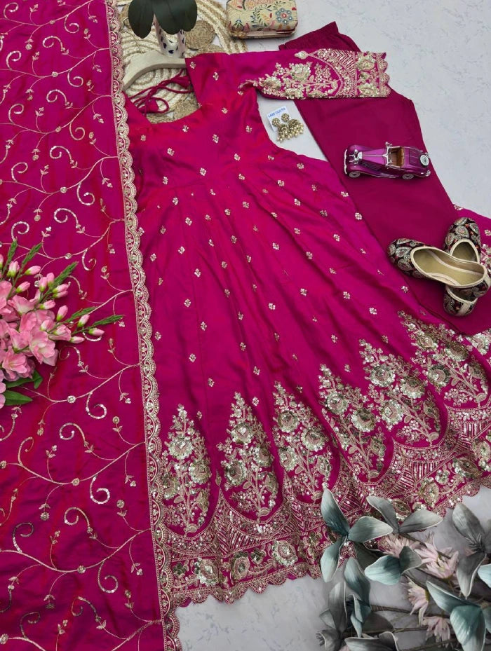 Jelly Simmer Silk Sequence Work 3pcs Set