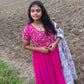 Plus Size Poovizhi Grand work Georgette 2pcs Set