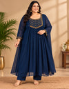 Plus Size Rukku Aari Work 2pcs Set