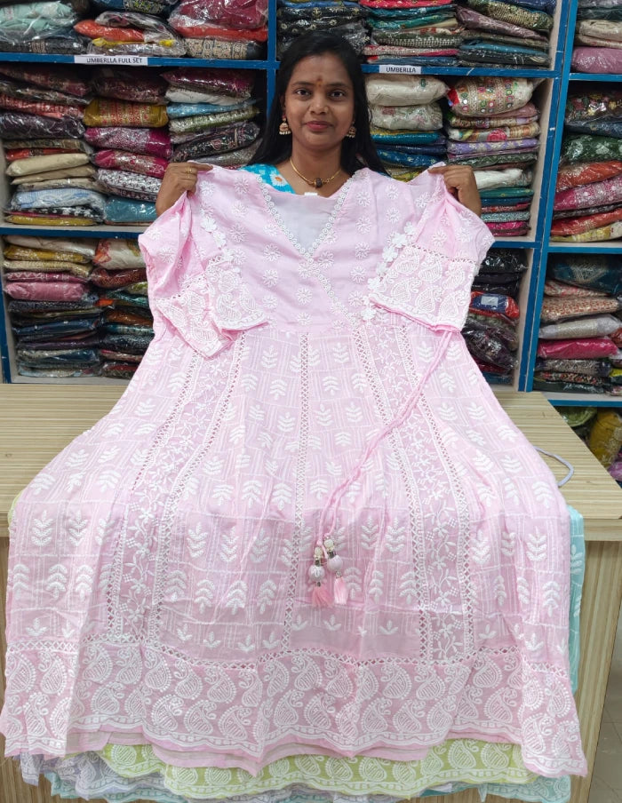 Plus Size Aquaba Thread Anarkali