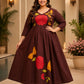 Plus Size Mulmul Cotton Thread Emporidary