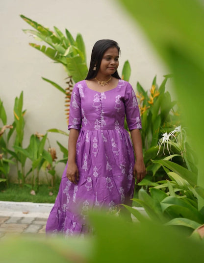 Plus Size 3 Tyre Maxi Cotton