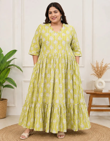 Plus Size Heavy Rayon frock