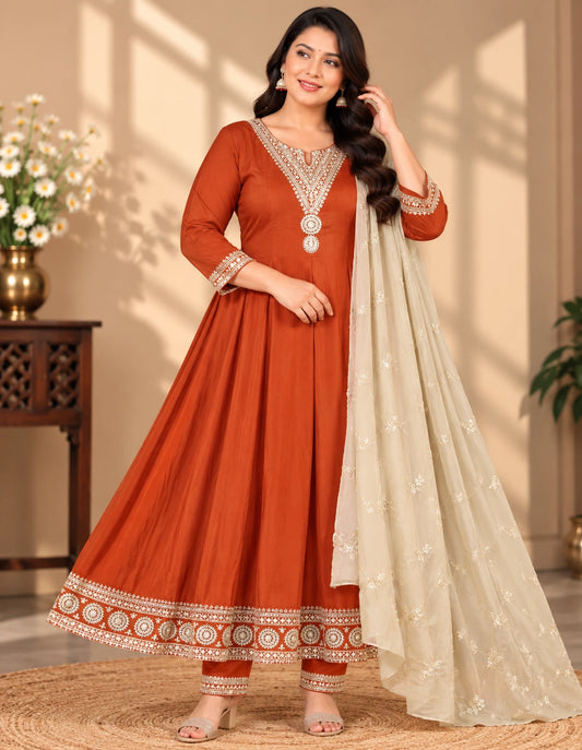 Vizhitra Silk 3pcs Set
